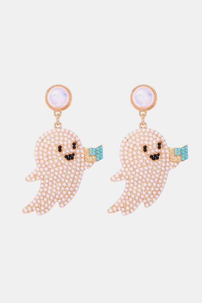 Elegant ghost silhouette earrings