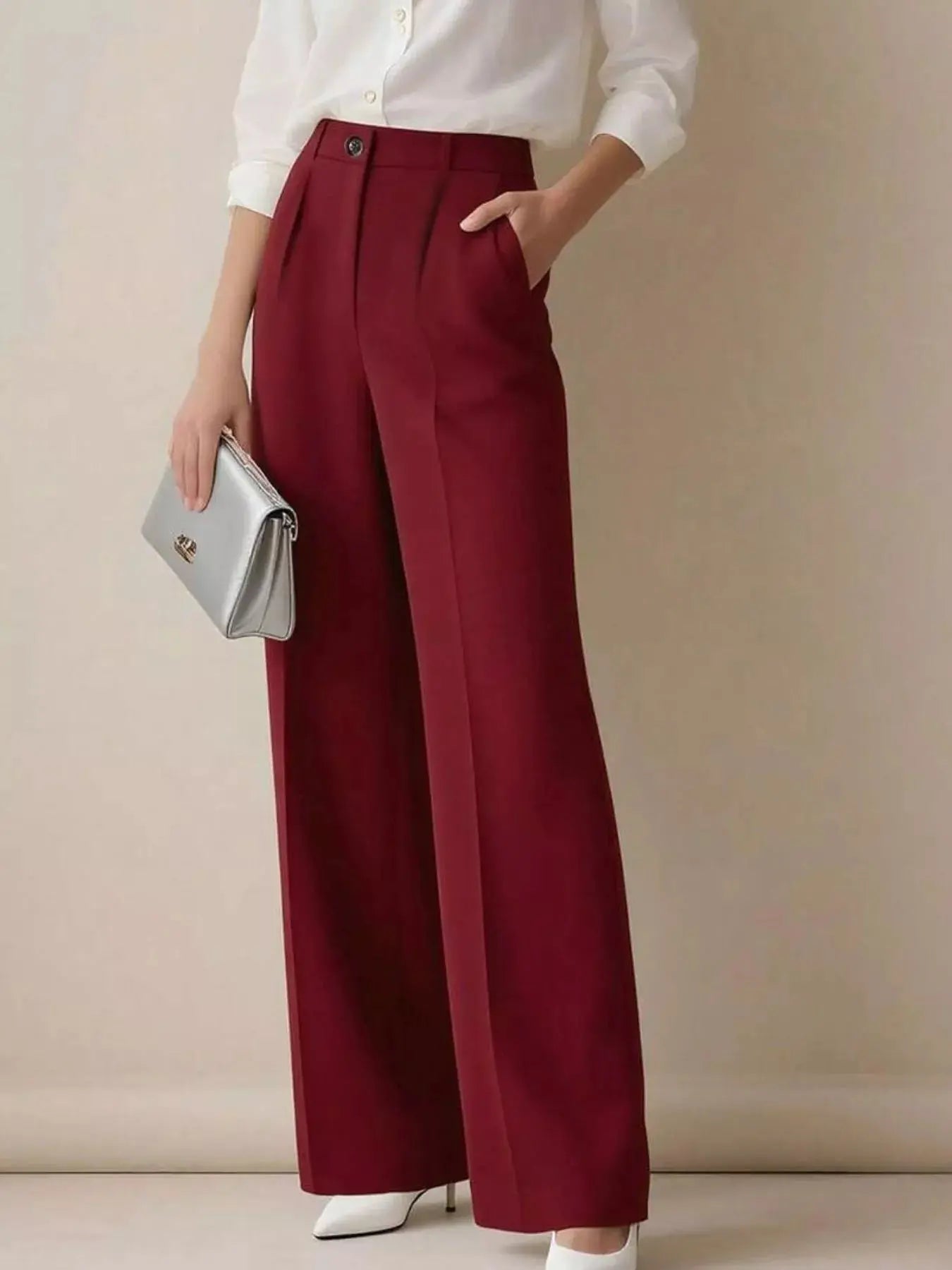 High-Waisted Wide Leg Pants Simply Love