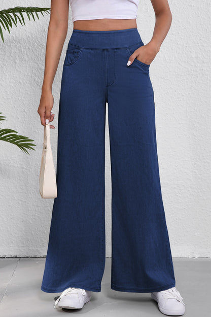 Sail blue relaxed straight leg jeans