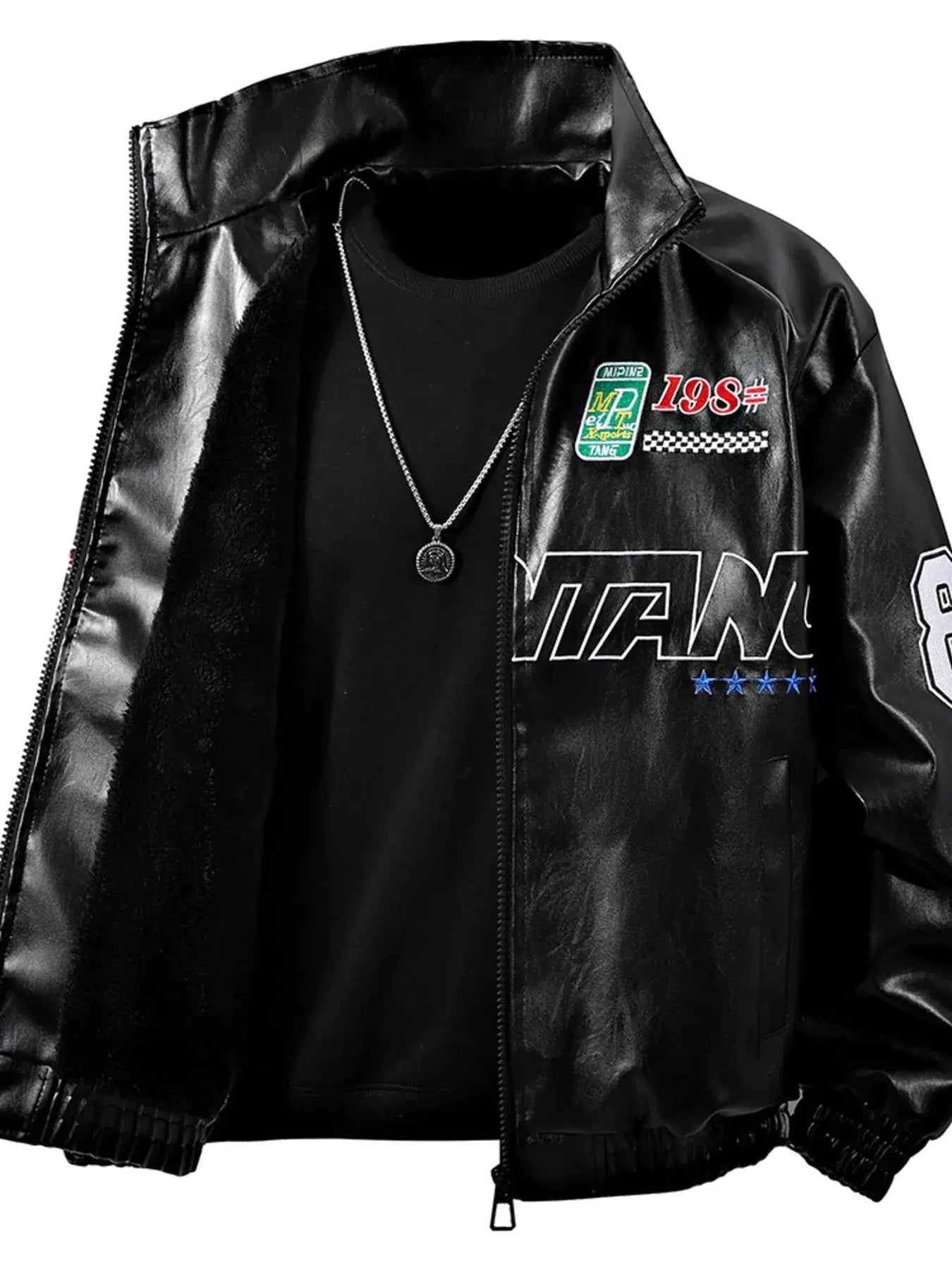 Men's Plus Size Zip Up Long Sleeve Jacket Simply Love
