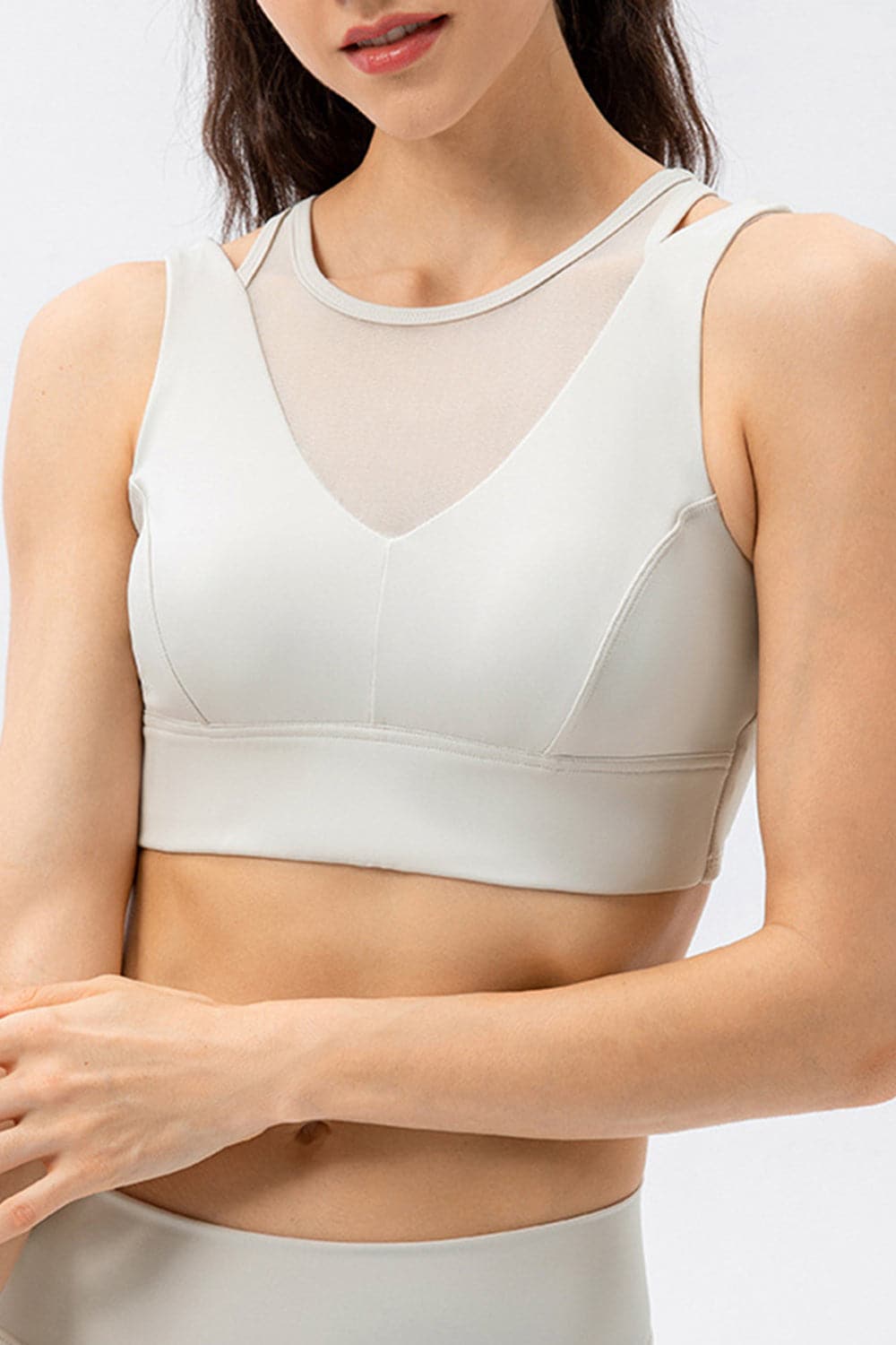 Cutout Wide Strap Active Tank.