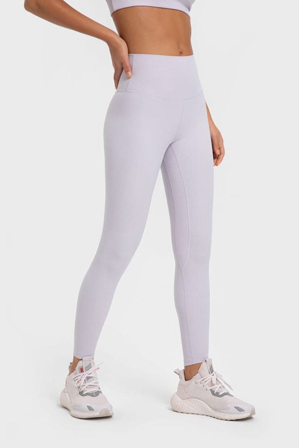 Highly Stretchy Wide Waistband Yoga Leggings.