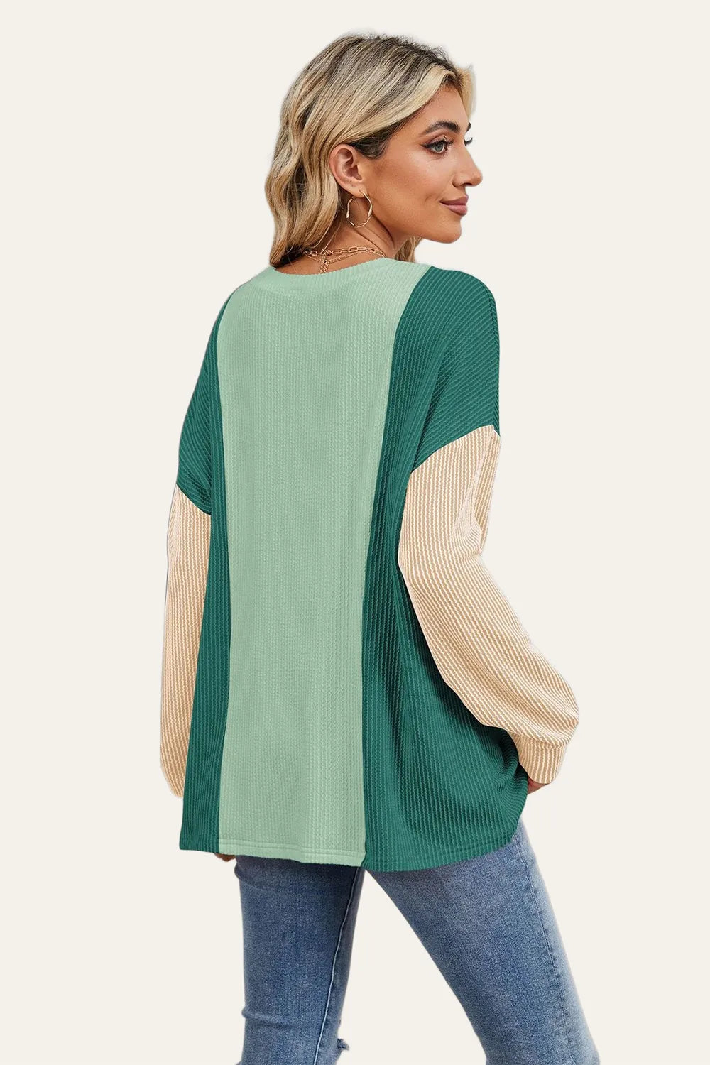 Double Take: Textured Long Sleeve Tee