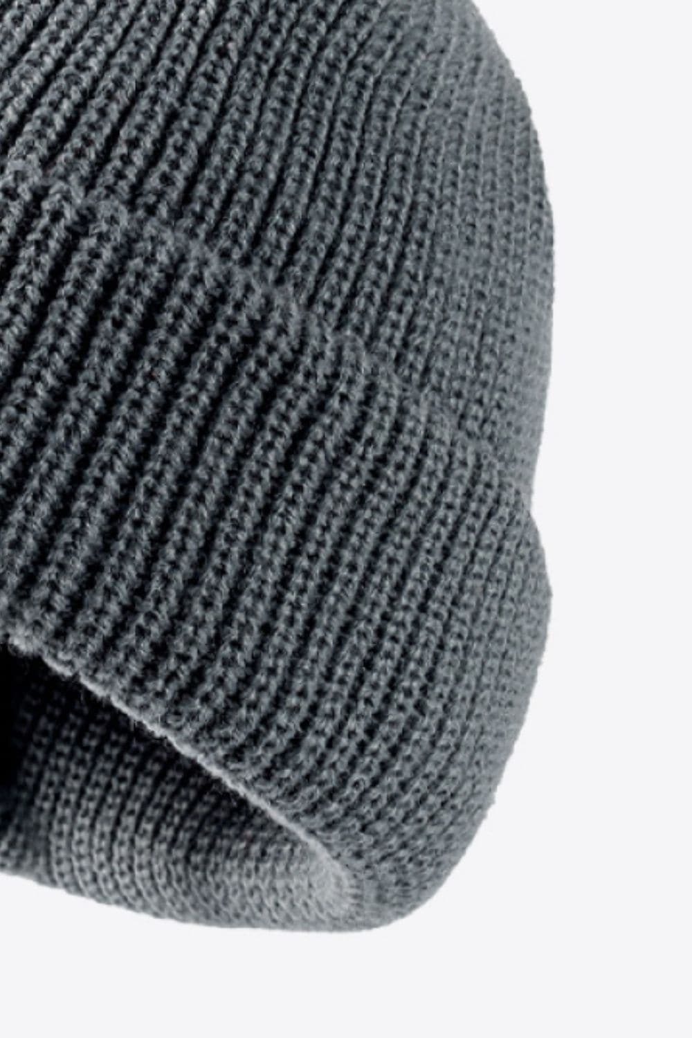 Calling For Winter Rib-Knit Beanie.