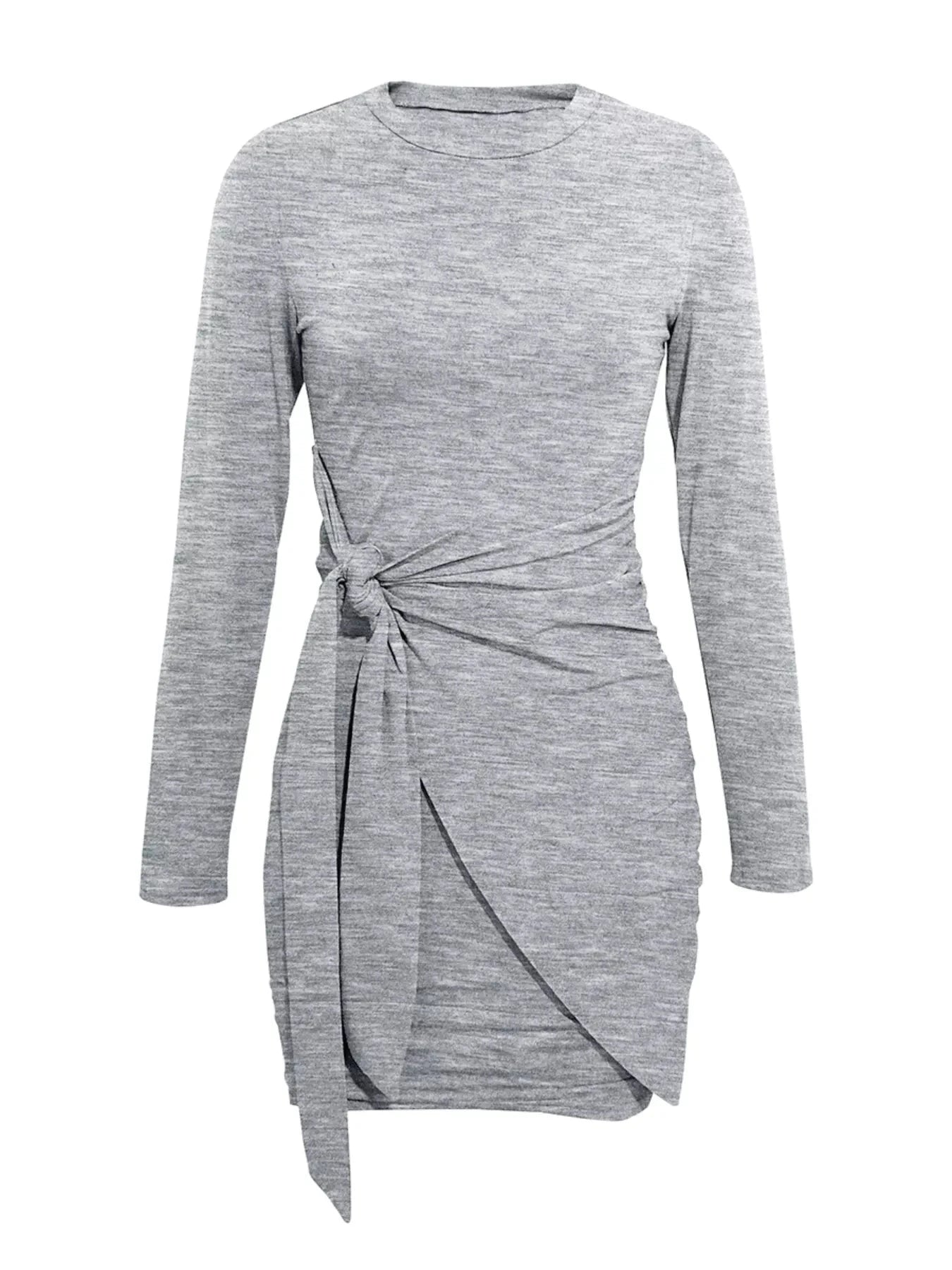Round Neck Long Sleeve Bodycon Dress Coco’s Tee Boutique
