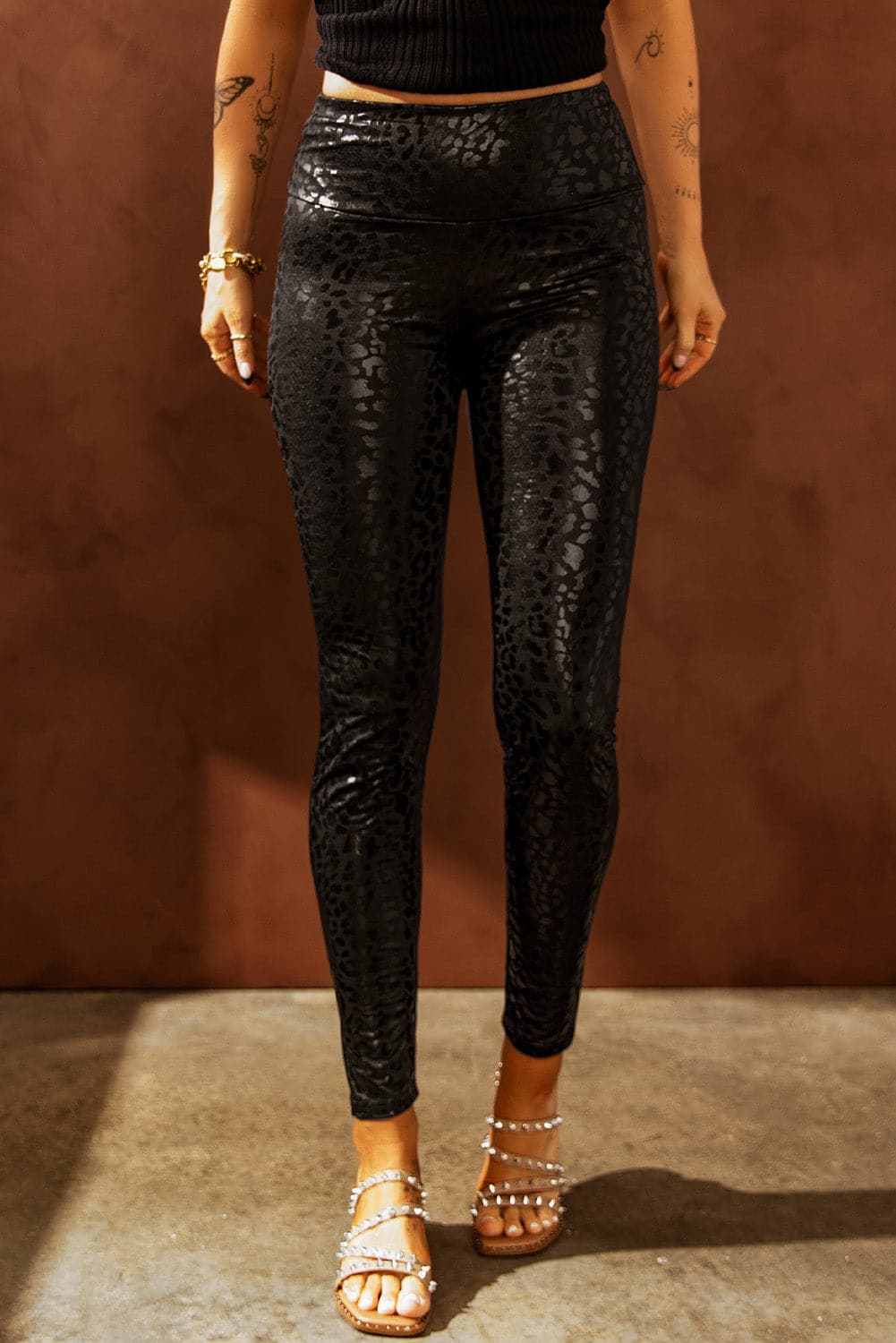 Double Take High Waist Slim Fit Long Pants.