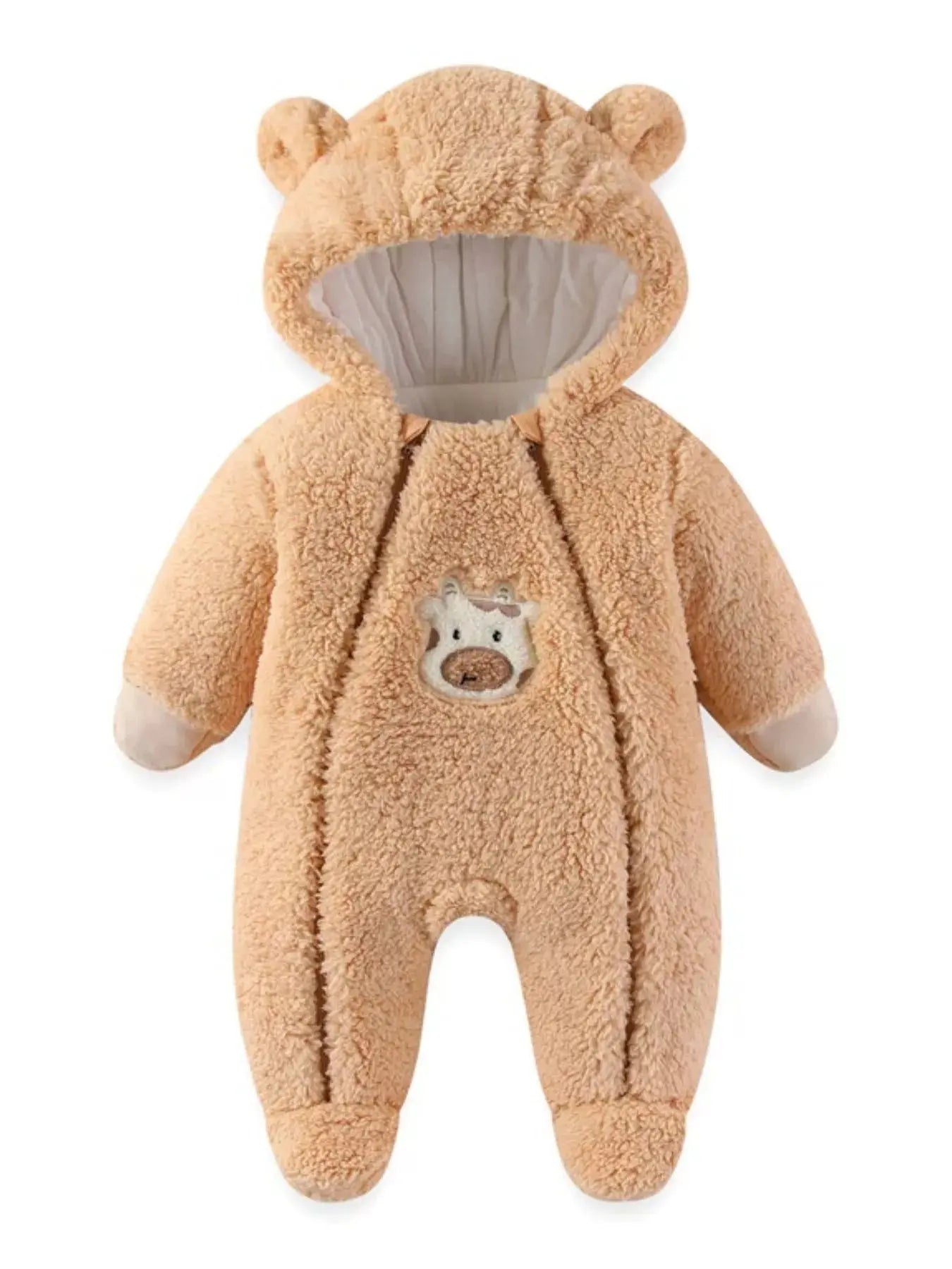 Cute Bunny Hooded Fleece One-Piece Simply Love