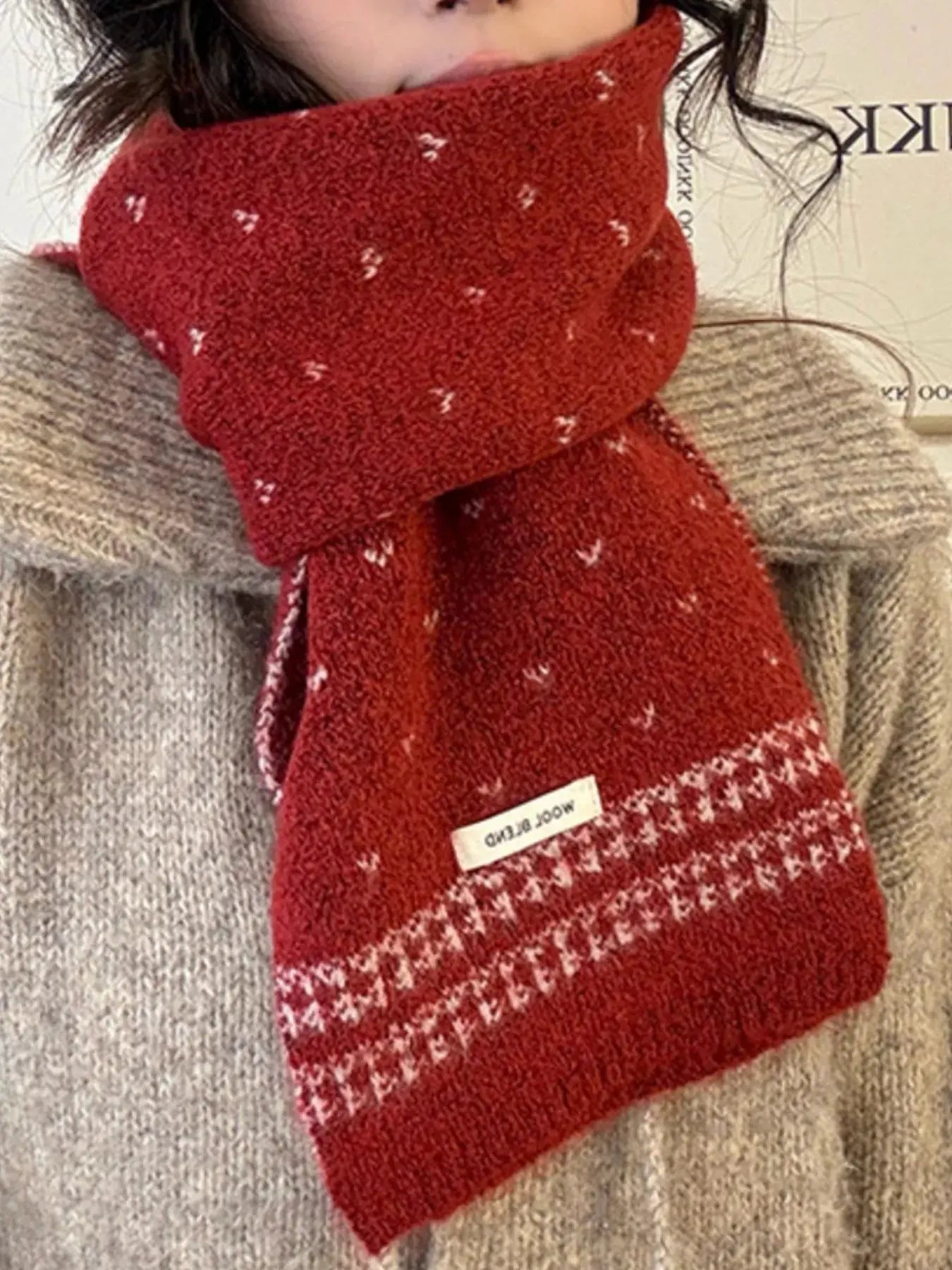 Winter Warm Knitted Scarf Simply Love