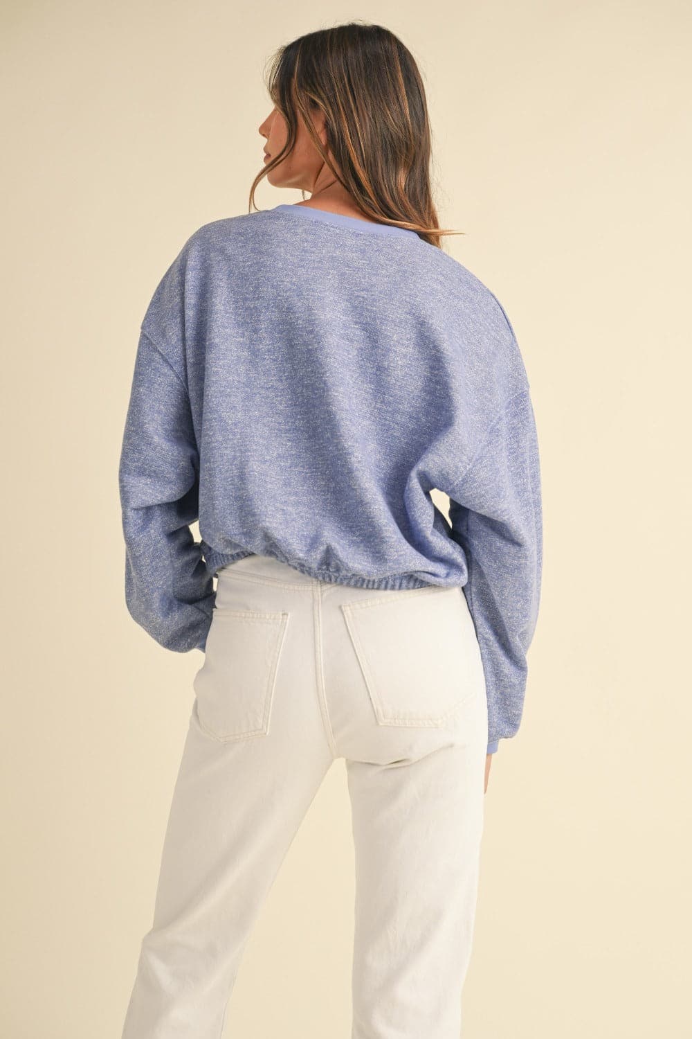 Vintage malibu crop sweatshirt