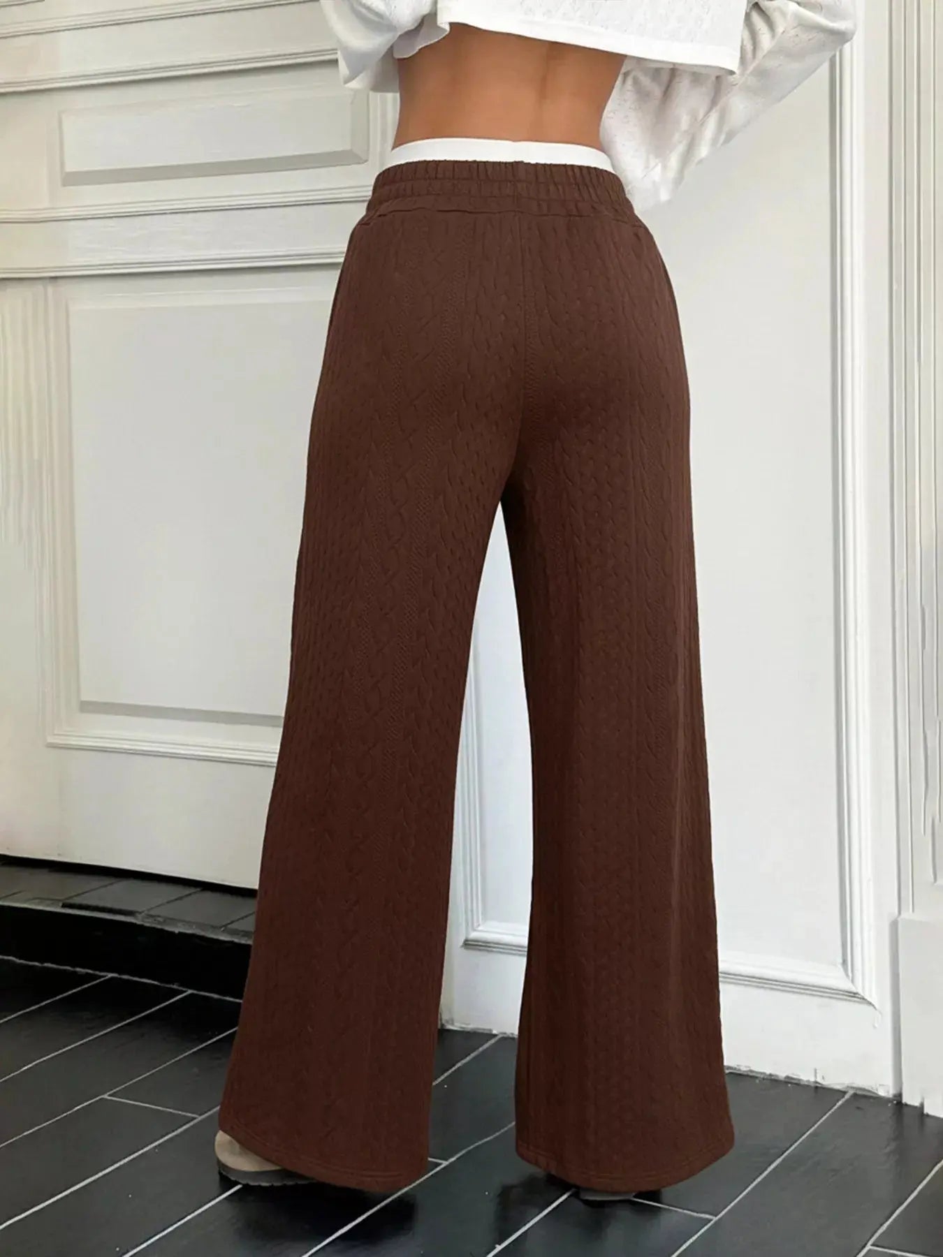 Drawstring Wide Leg Pants Simply Love