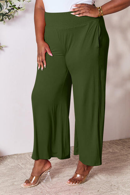 Double Take: Smocked Wide Leg Pants