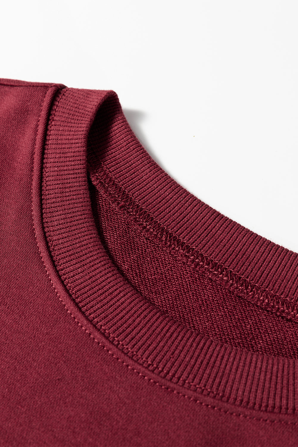 Red Dahlia Varsity Oversized Striped Detail Sweatshirt