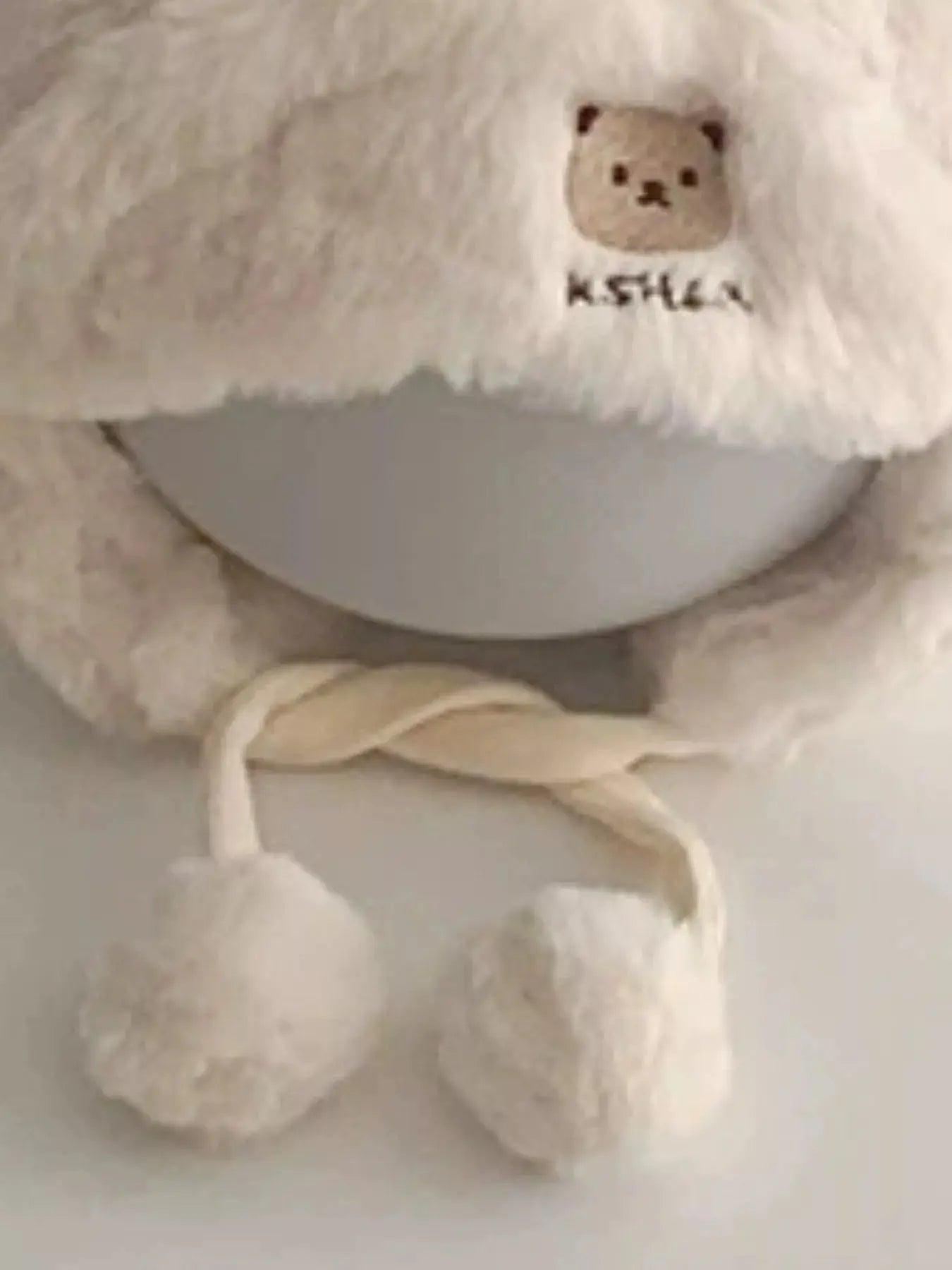 Children's Bear Ear Fluffy Hat Simply Love