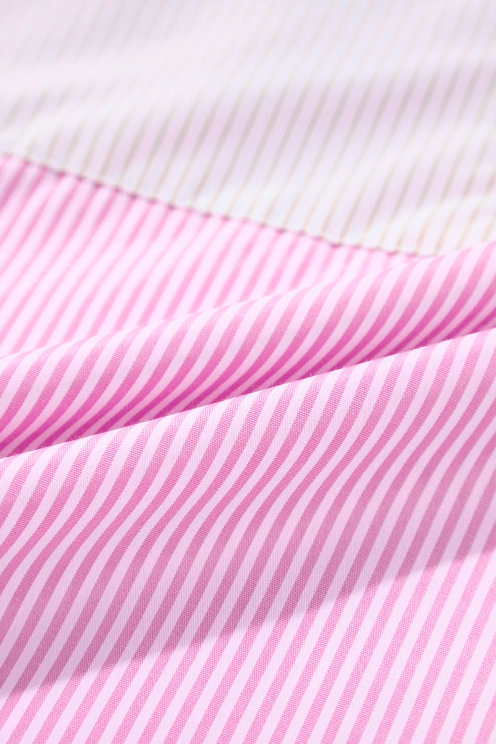 Plus size pink striped shirt - Love Salve 
