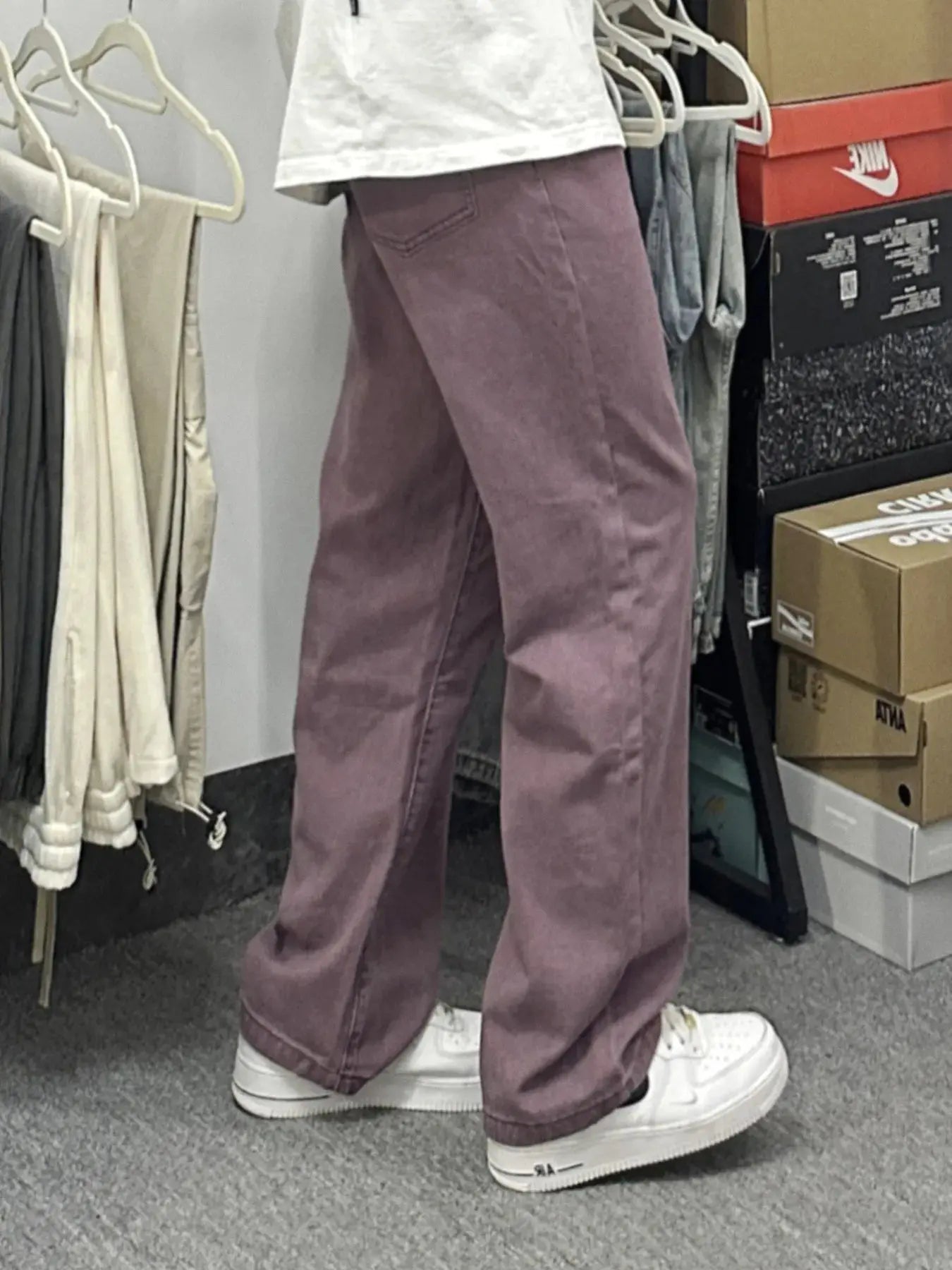 Men's Full Size Wash Loose Fit Jeans Plus Size Simply Love