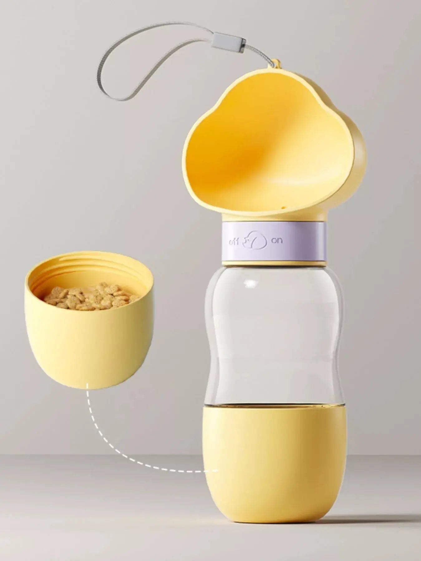 Portable 2-in-1 Pet Water and Food Bowl Simply Love