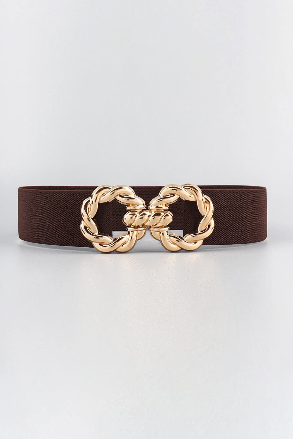 Elastic belt with zinc alloy buckle - Love Salve 