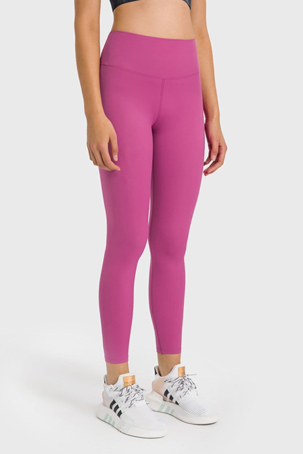 High Waist Ankle-Length Yoga Leggings.