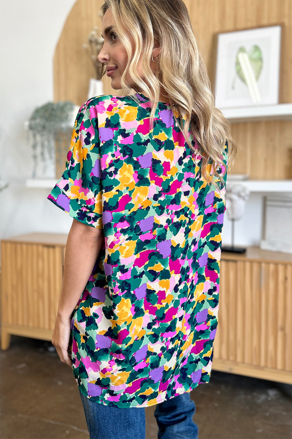 Double Take: V-Neck Blouse