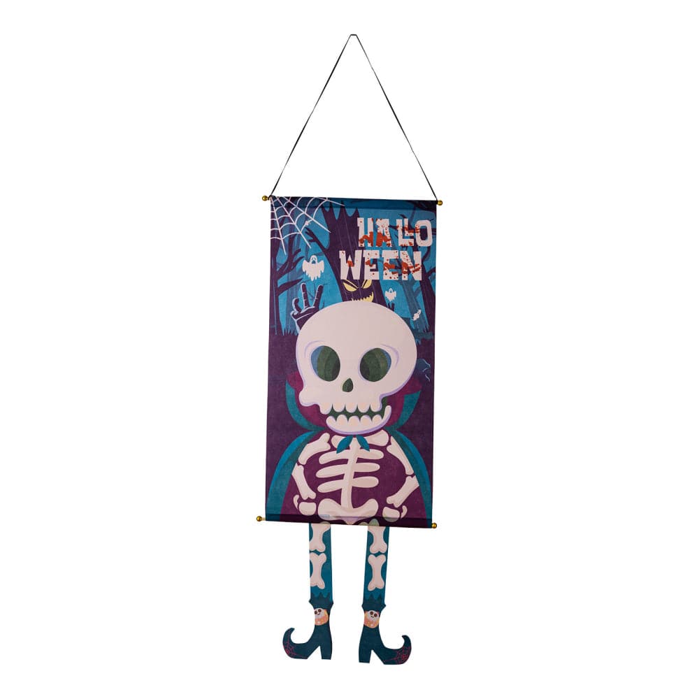 Halloween-themed assorted hanging decorations (2-piece set)