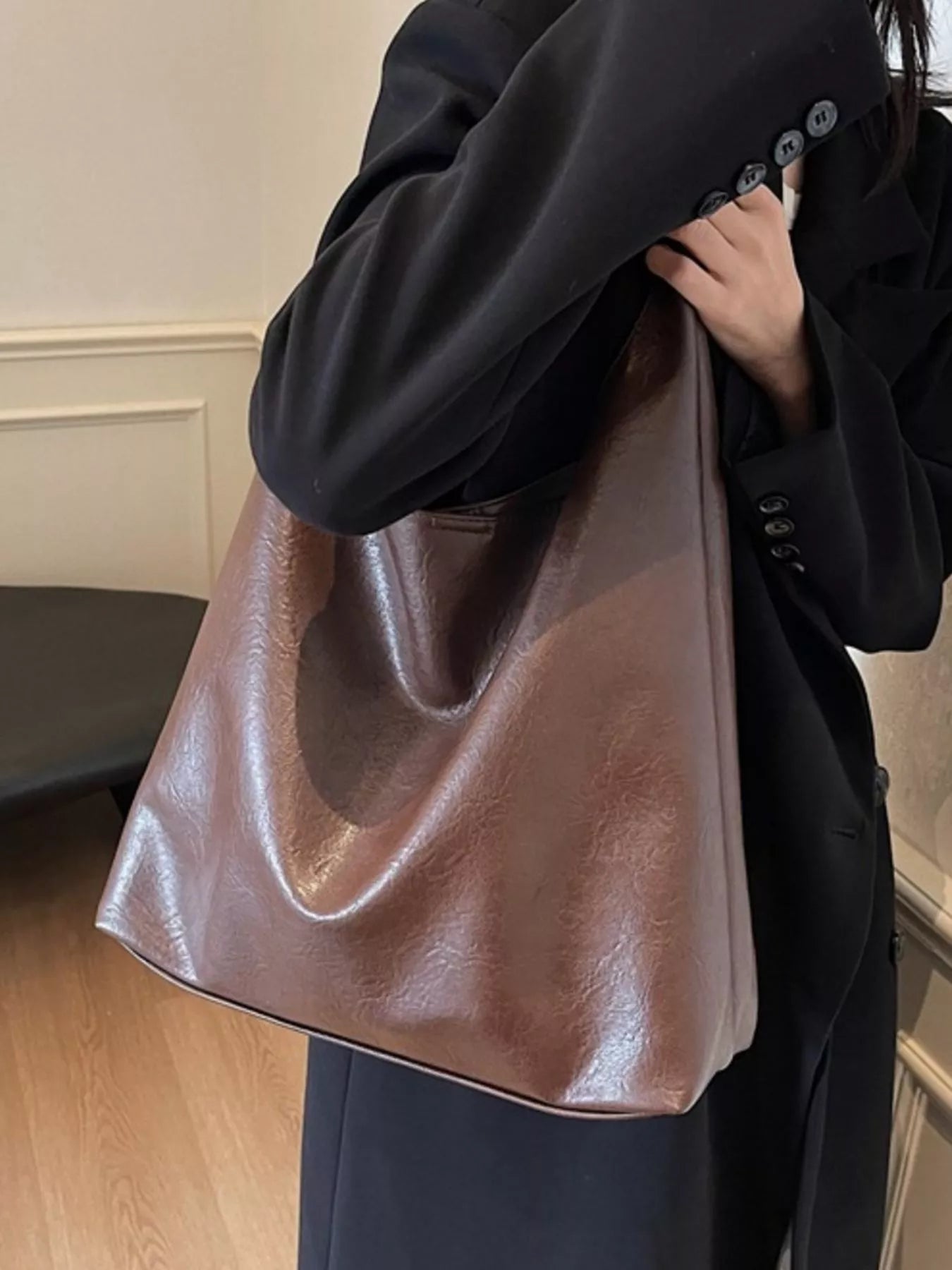 PU Leather Tote Bag Simply Love