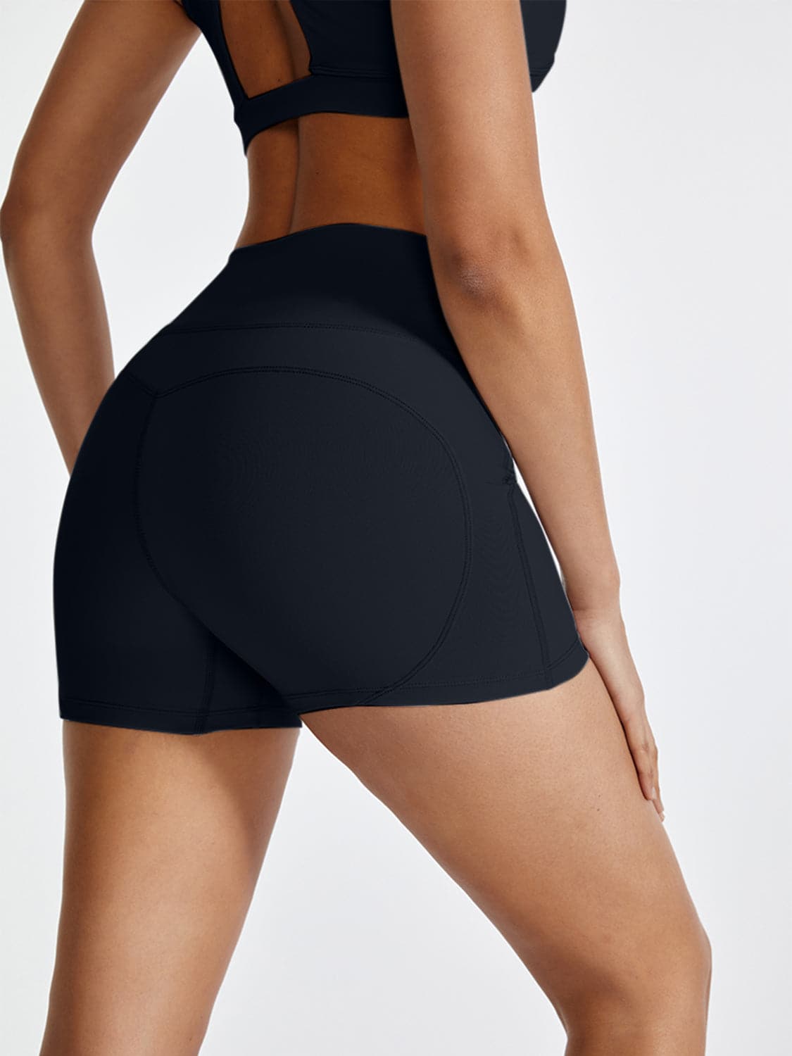 High Waist Active Shorts.