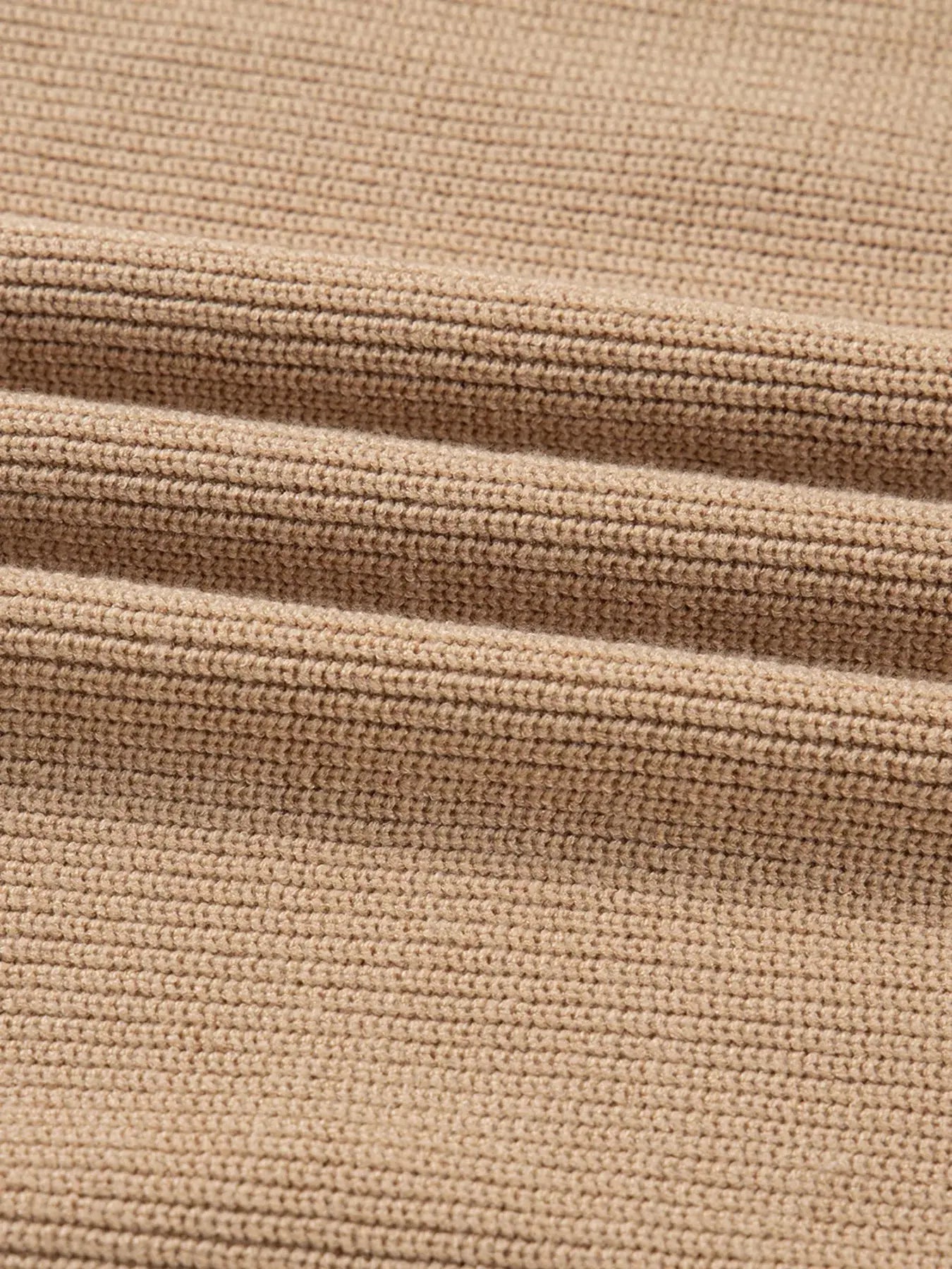 Pearl Embellished Keyhole Ribbed Sweater Dress Simply Love