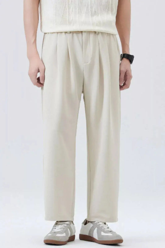 Men's Full Size Wide-Leg Casual Pants Plus Size Simply Love