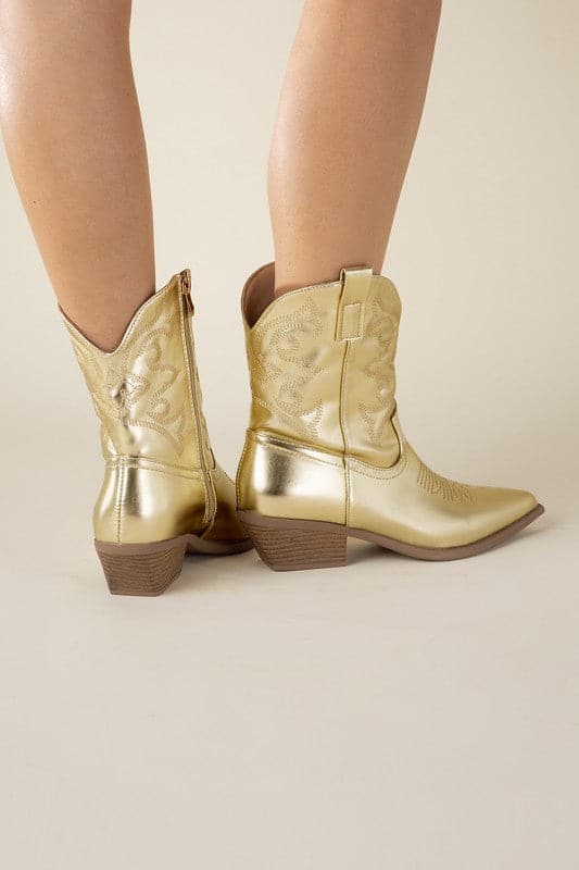 WILLA-1 Western Booties.