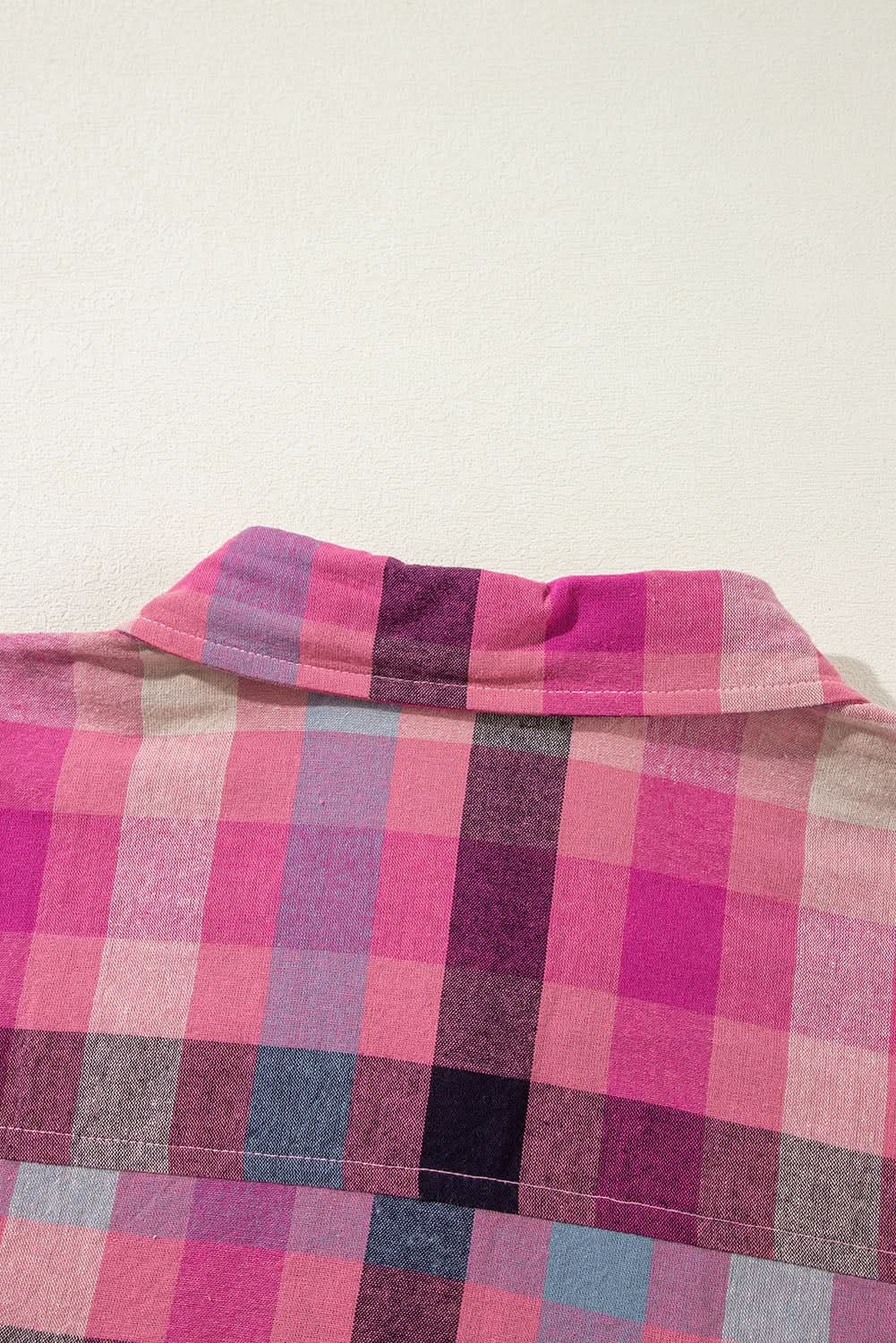 Chic plus size checkered shirt - Love Salve 