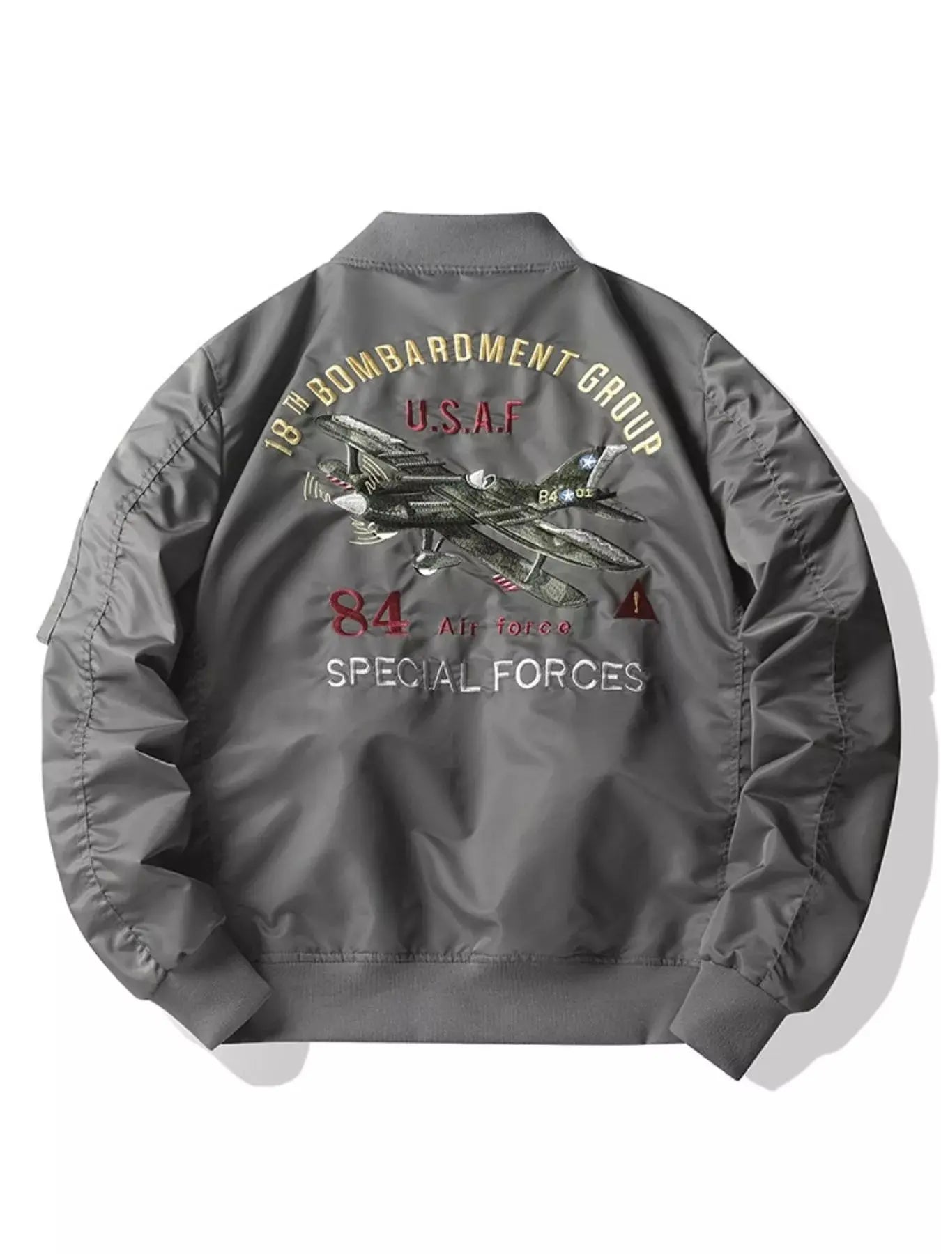 Men's Plus Size Zip Up Bomber Jacket Simply Love