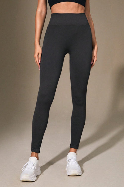 Wide Waistband Sports Leggings.