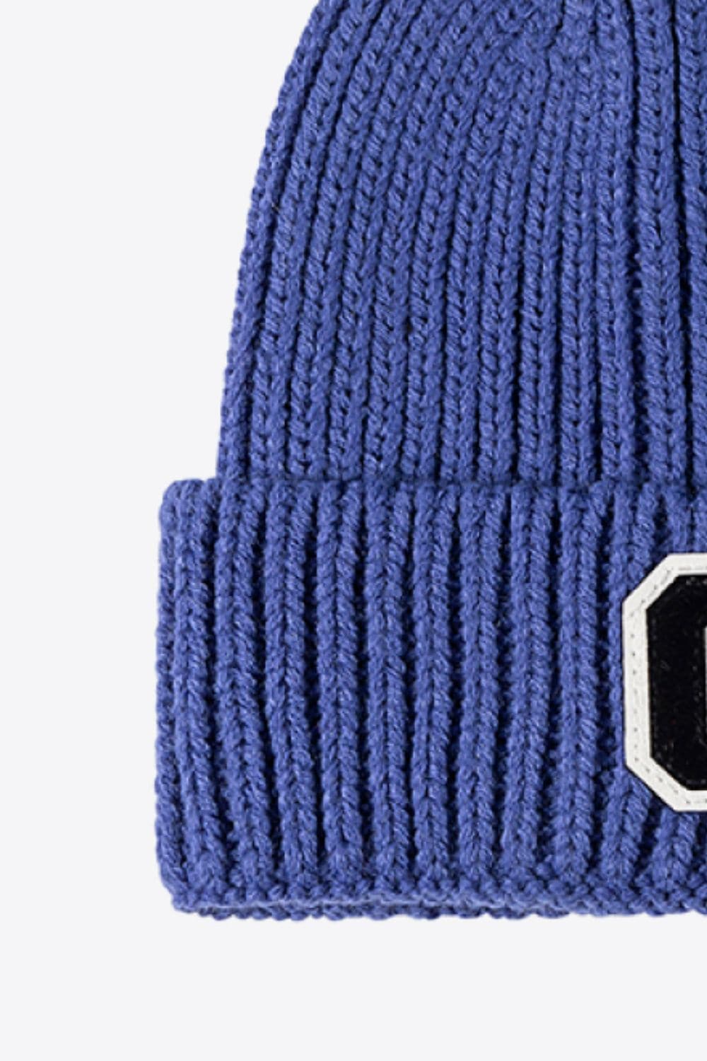 Letter C Patch Cuffed Beanie.