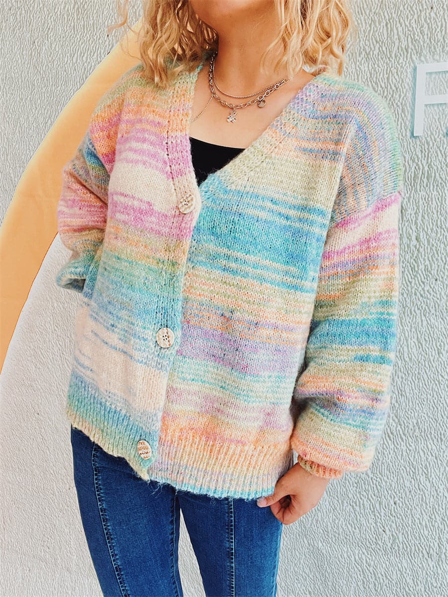 Cozy Long Sleeve Cardigan - 100% Polyester