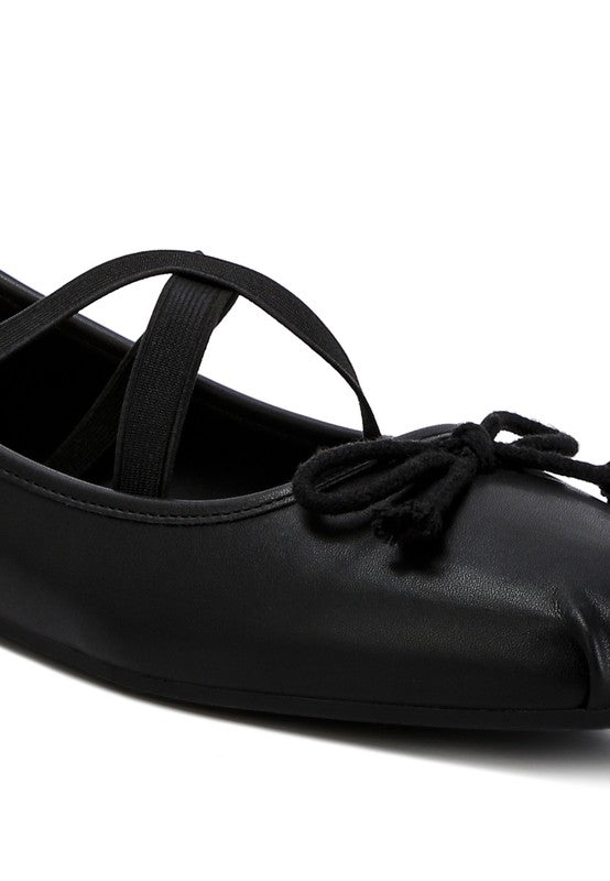 Leina eco ballet flats - recycled faux leather