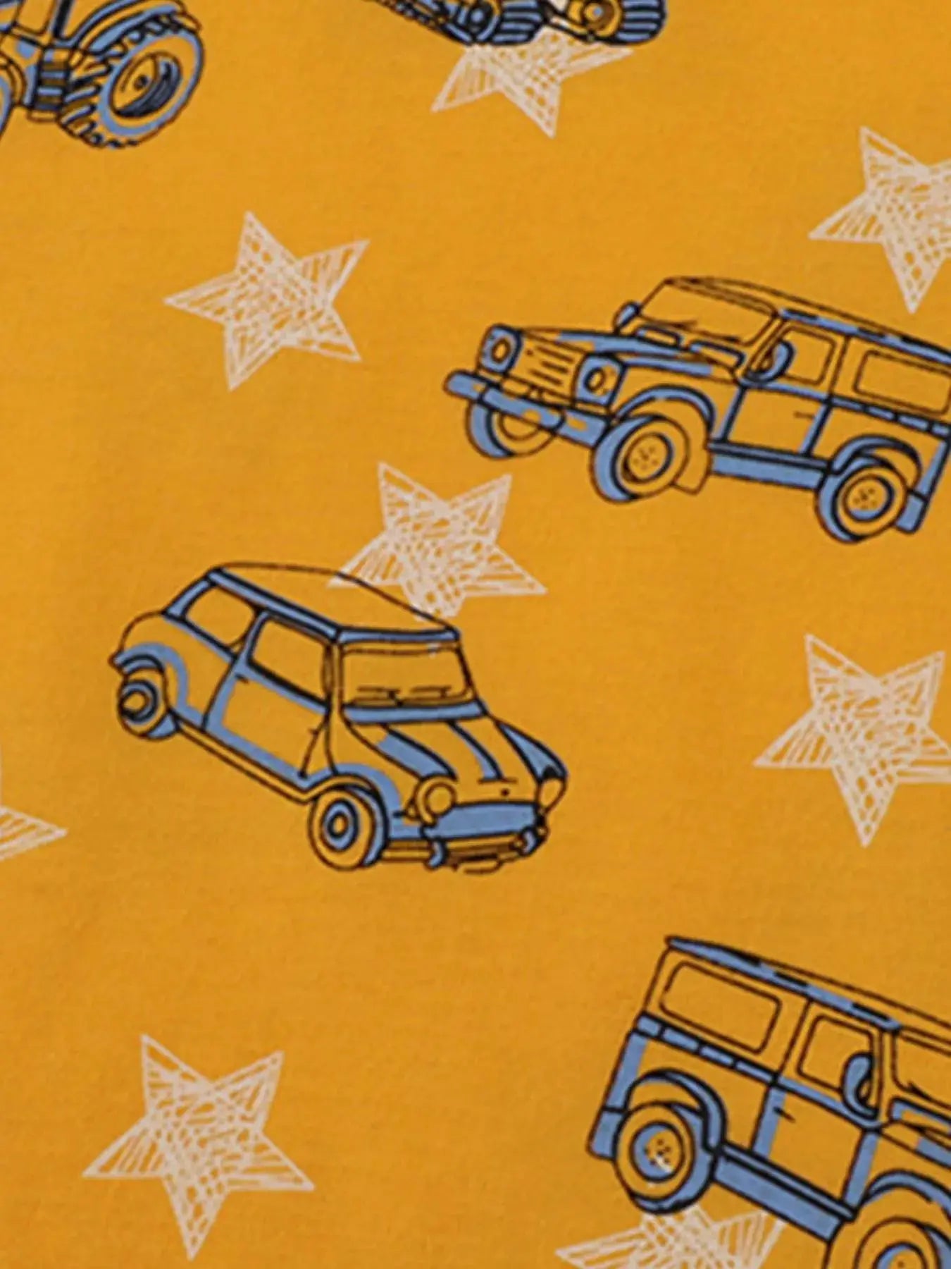 Children's Construction Vehicle Print Crew Neck Short Sleeve T-Shirt Simply Love