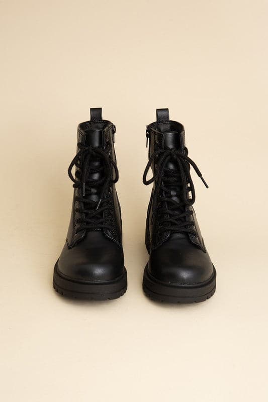 Epsom Lace-Up Boots.