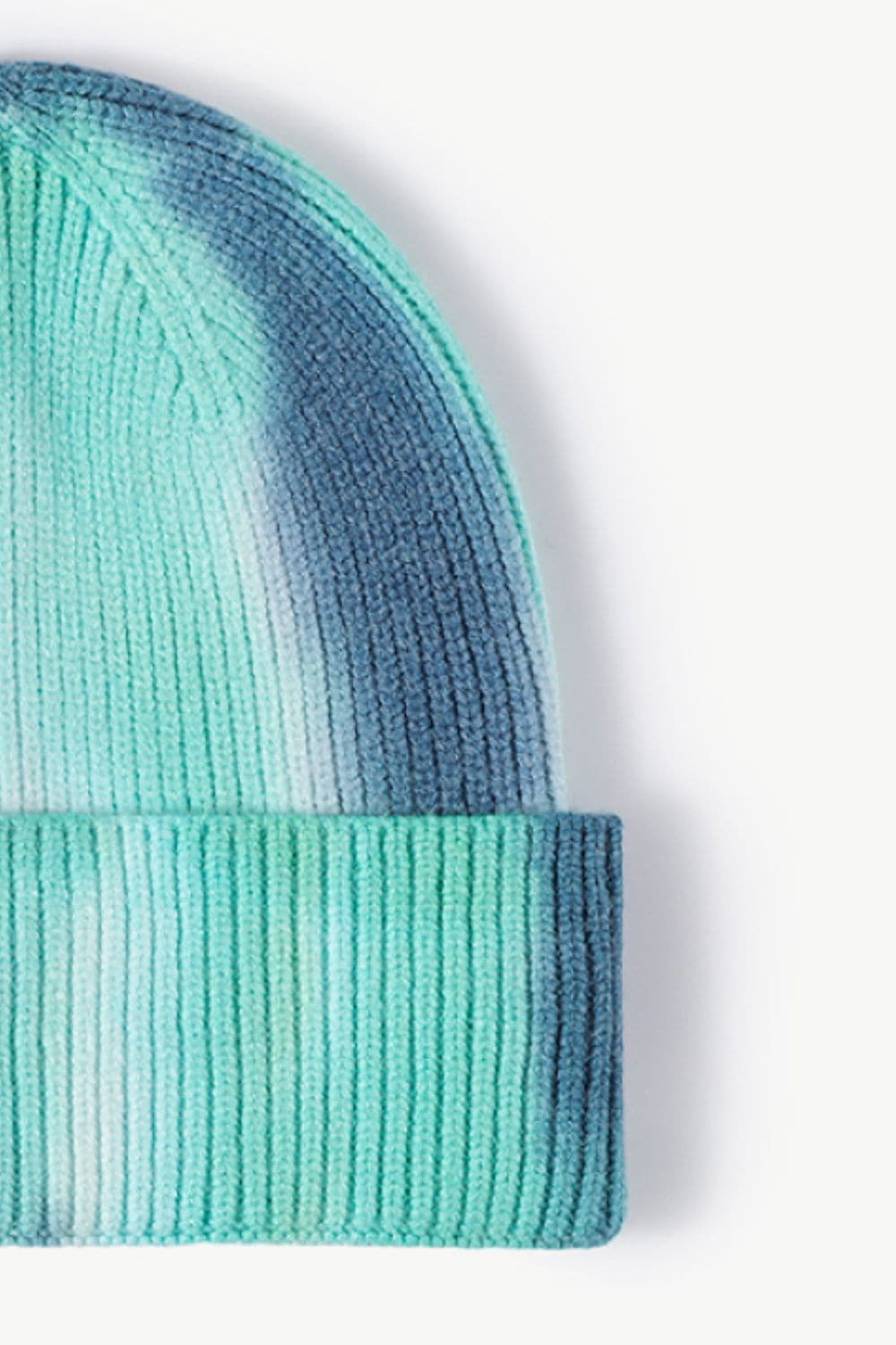 Tie-Dye Cuffed Knit Beanie.