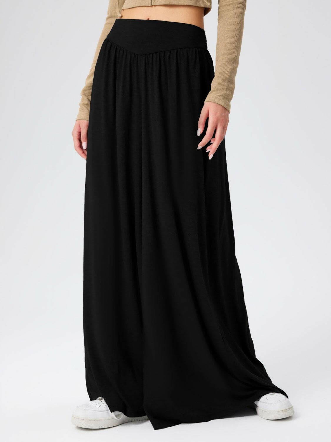 High Waist Wide Leg Pants.