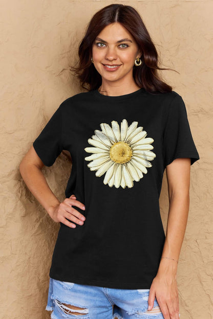 Simply Love: Flower Cotton Tee