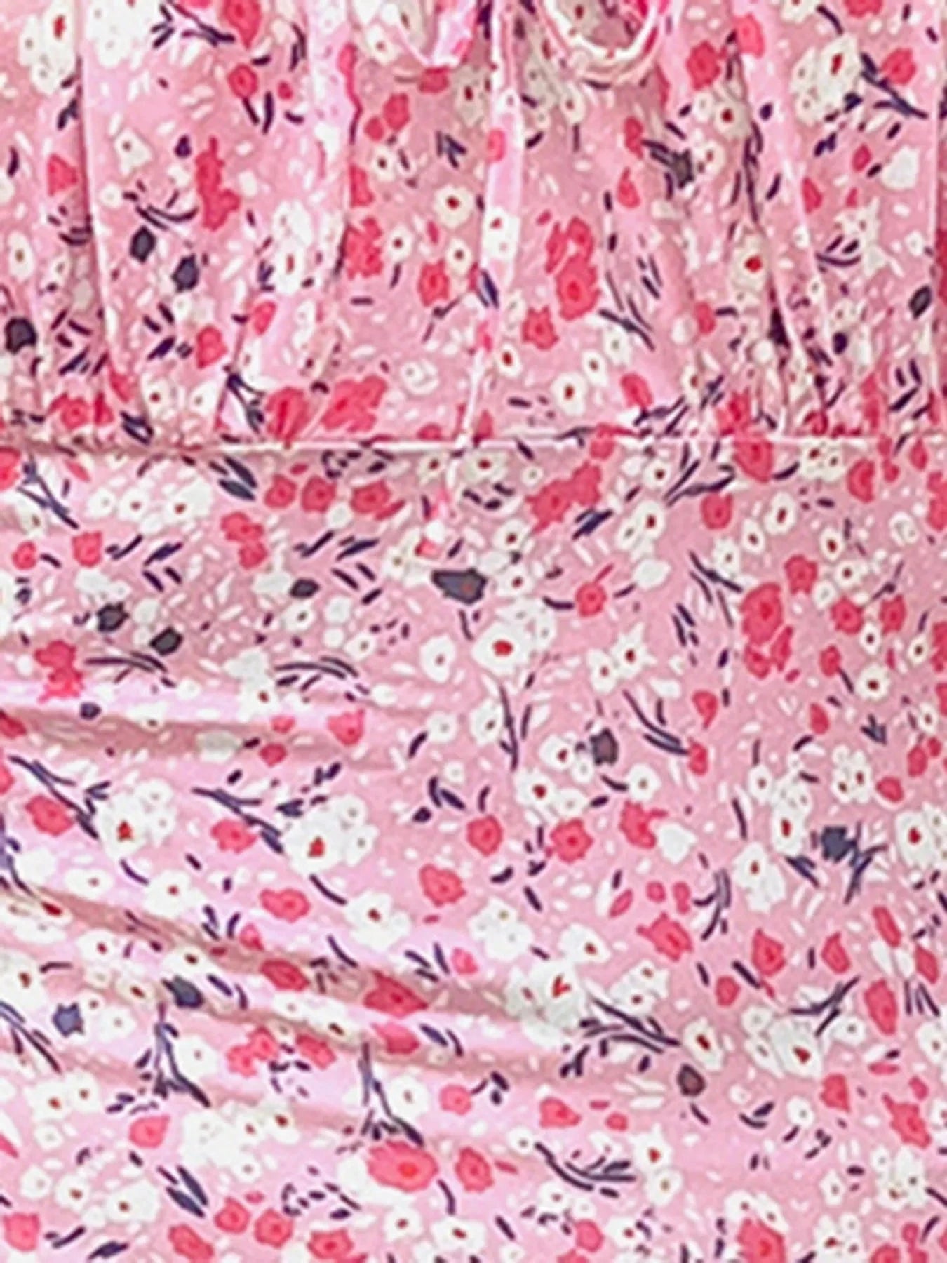 Slit Floral Tie-Shoulder Midi Cami Dress Coco’s Tee Boutique