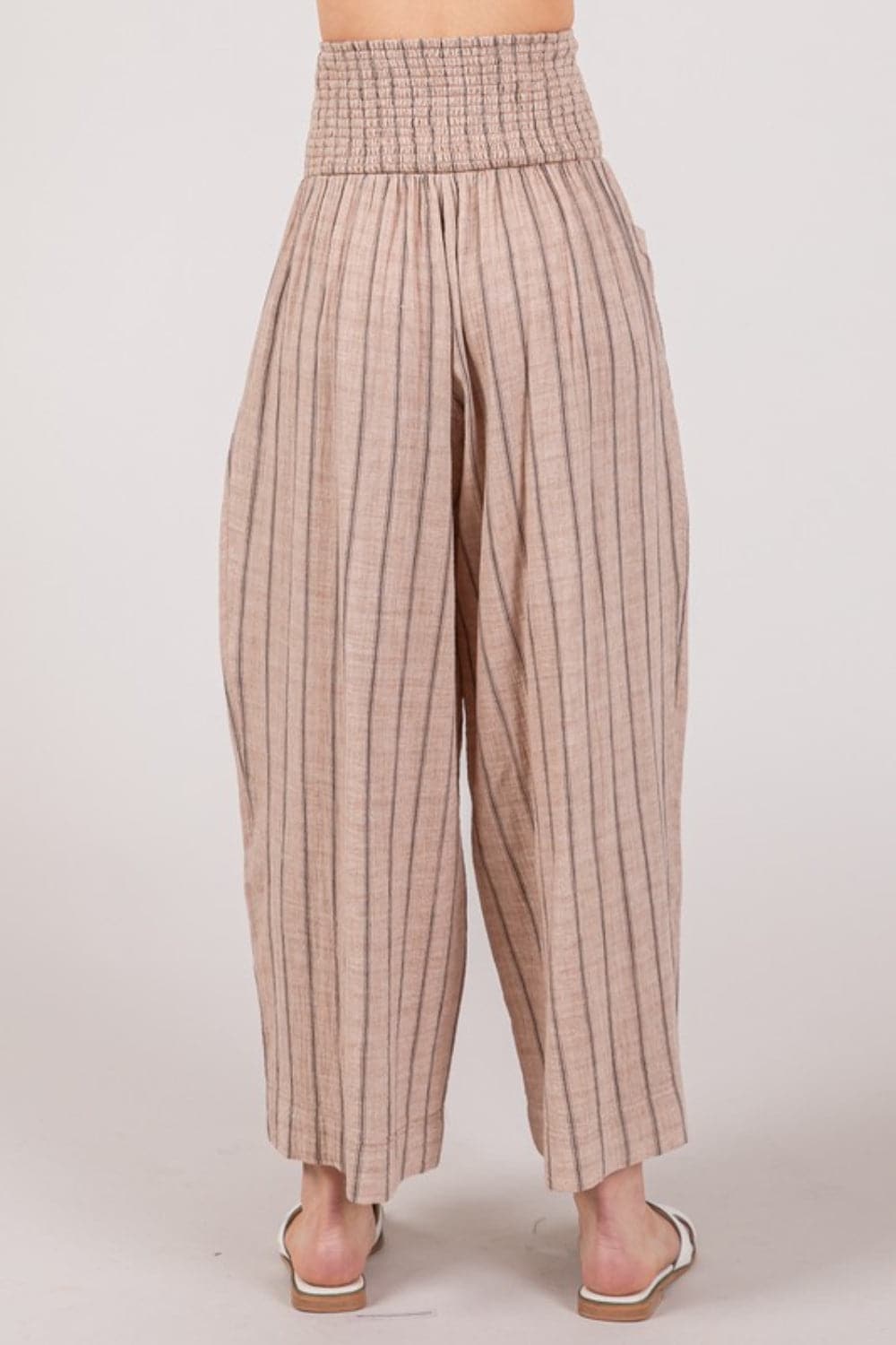 SAGE + FIG Cotton Gauze Wash Stripe Pants.