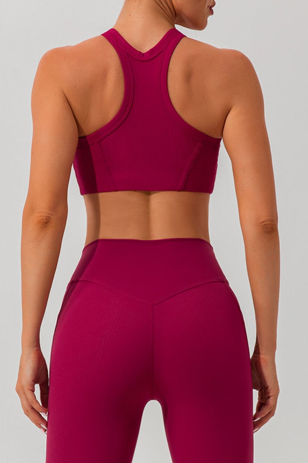 Round Neck Racerback Active Tank.