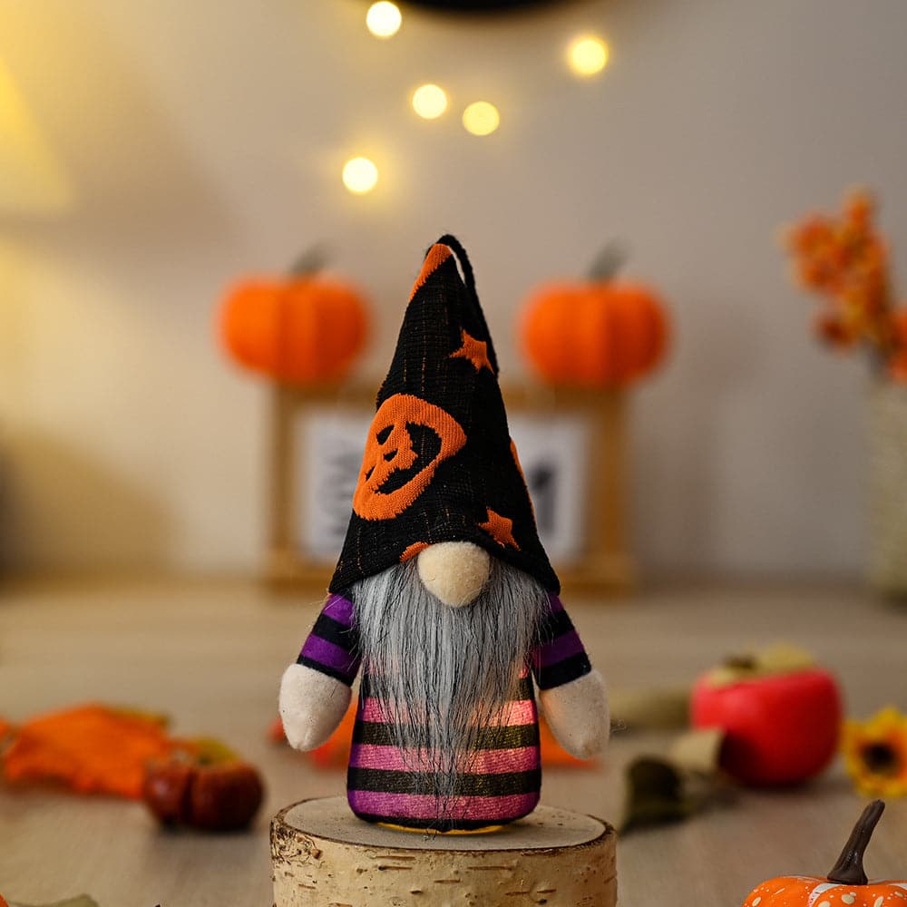 Charming faceless doll with pointed hat