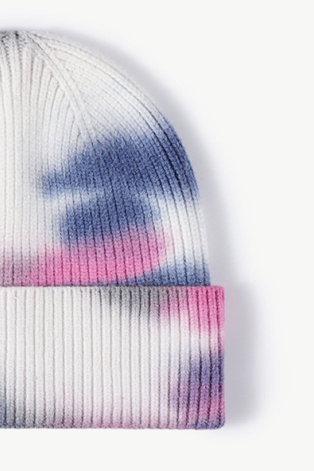 Tie-Dye Cuffed Knit Beanie.