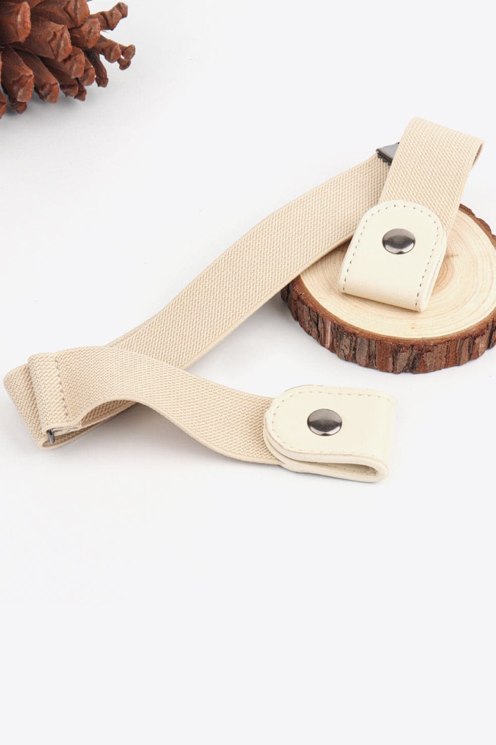 PU Elastic Snap Closure Belt.