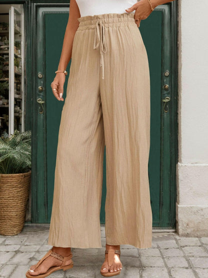 Frill Wide Leg Pants.