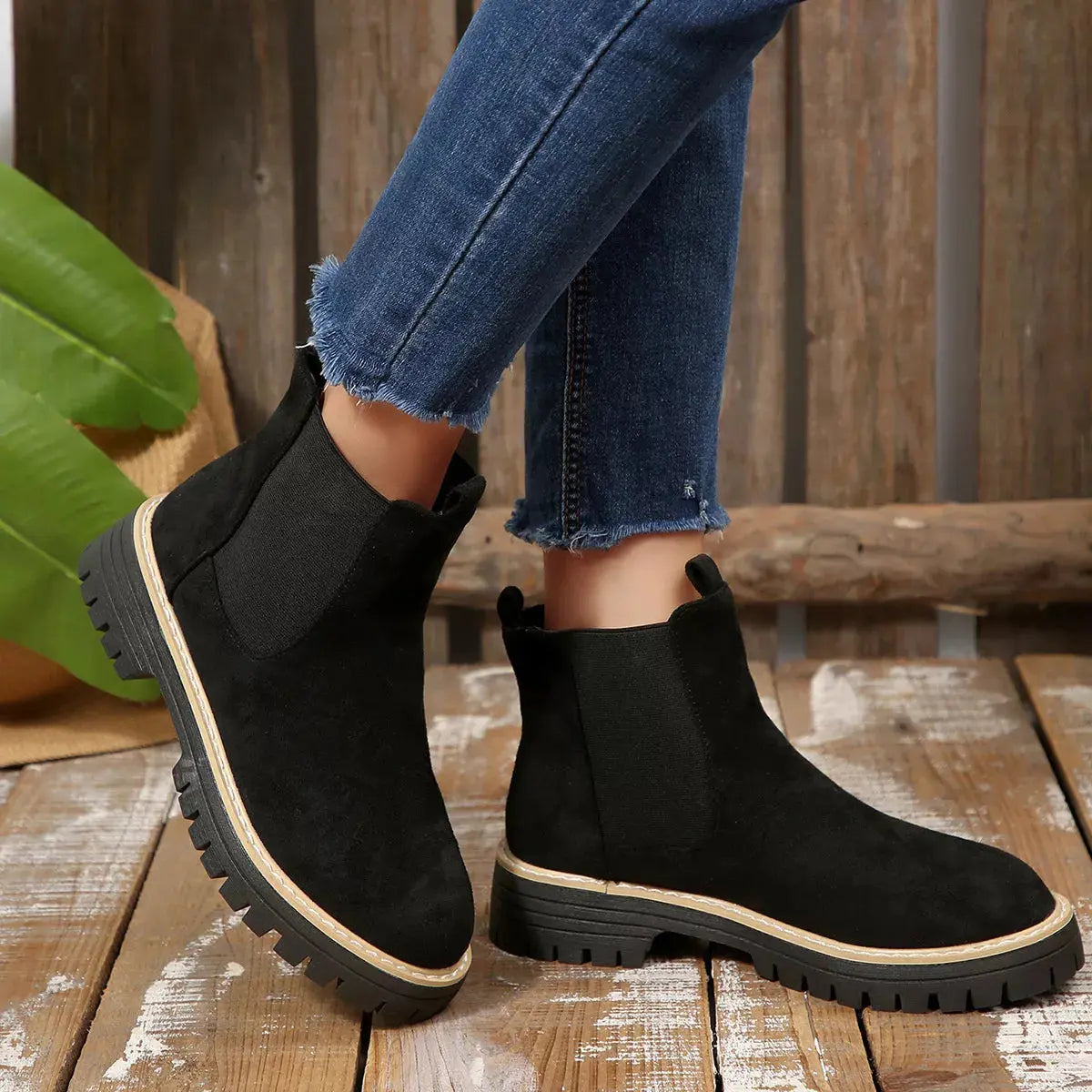 Round Toe Ankle Boots Simply Love