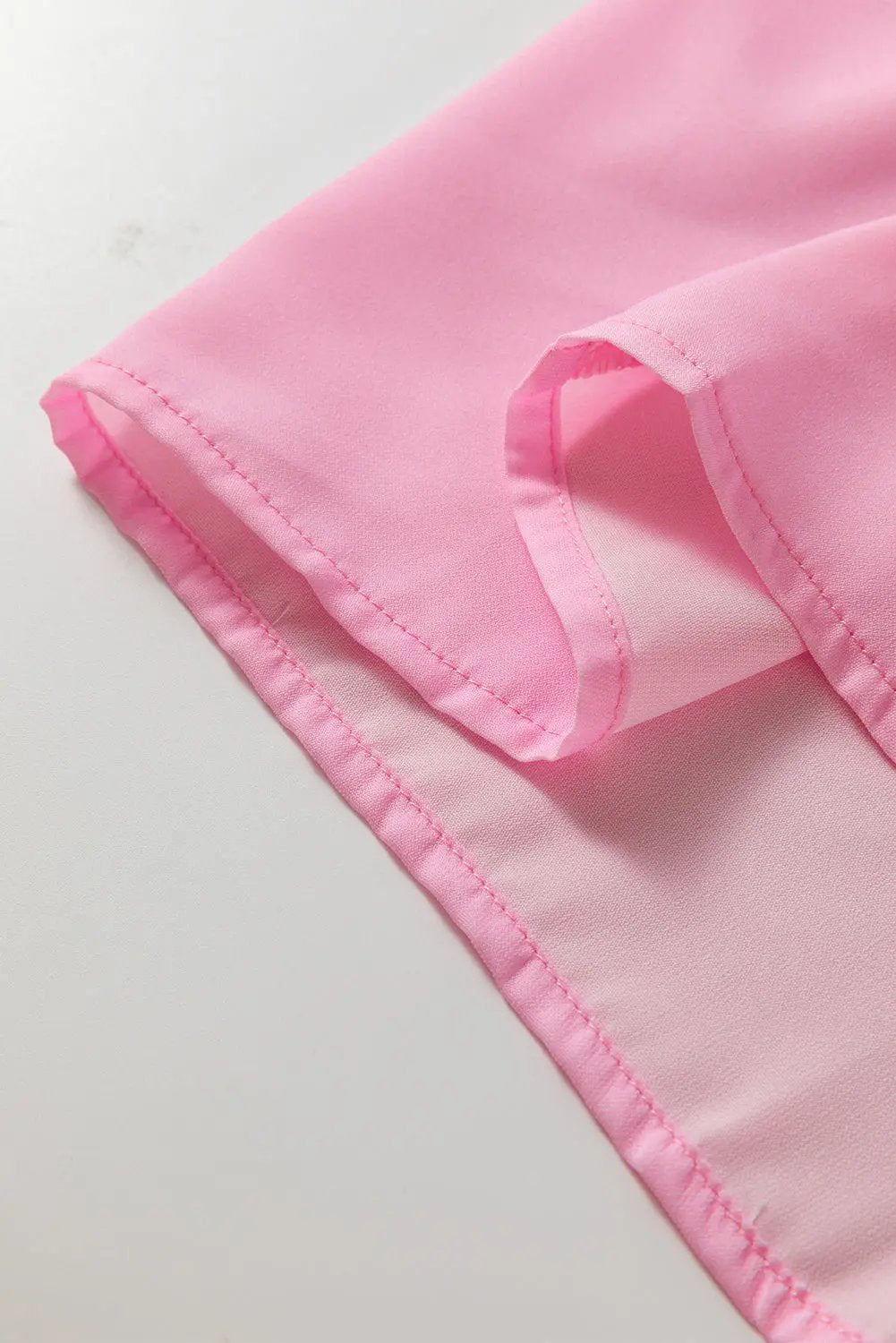 Rose Floral Ric Rac Edge Puff Sleeve Button Up Shirt Love Salve