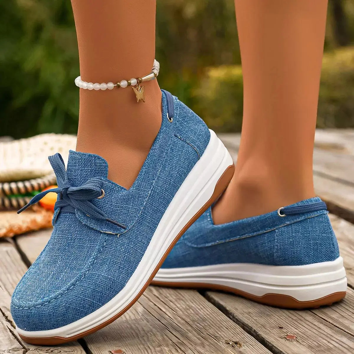 Lace Up Round Toe Sneakers Simply Love